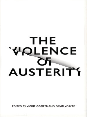 cover image of The Violence of Austerity